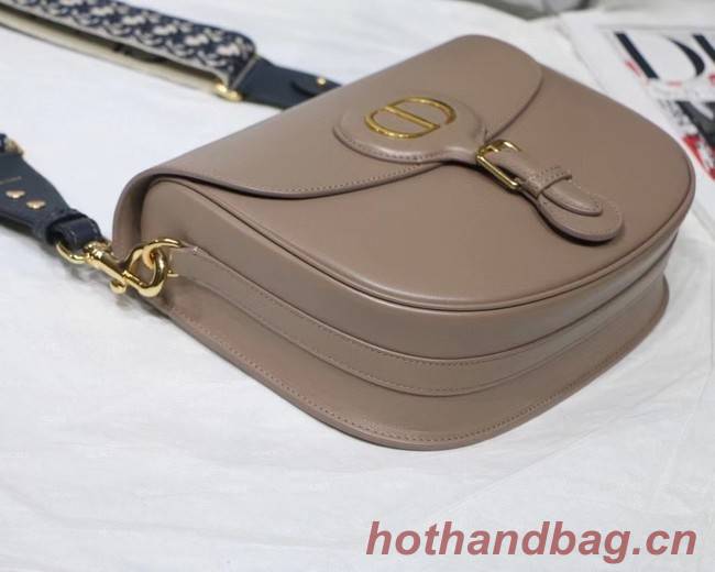 MEDIUM DIOR BOBBY BAG Warm Taupe Box Calfskin M9319U