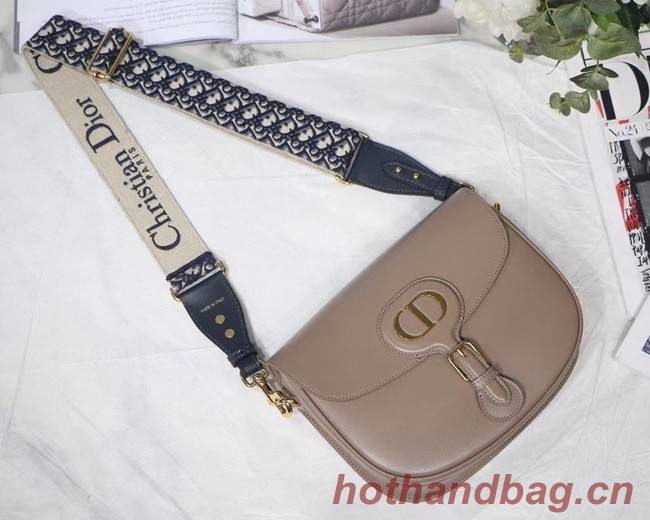 MEDIUM DIOR BOBBY BAG Warm Taupe Box Calfskin M9319U