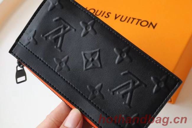 Louis Vuitto COIN CARD HOLDER M80827 black