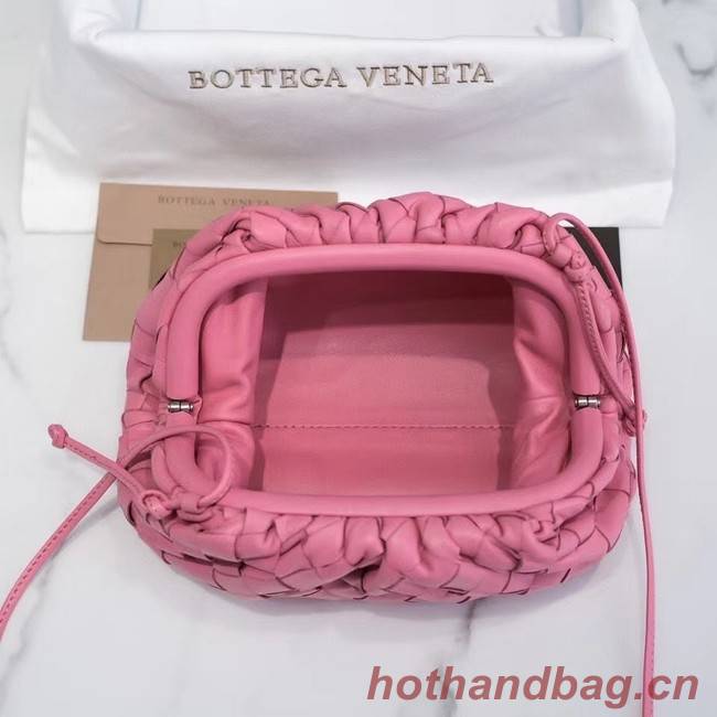 Bottega Veneta MINI POUCH 585852 Cherry Blossom powder