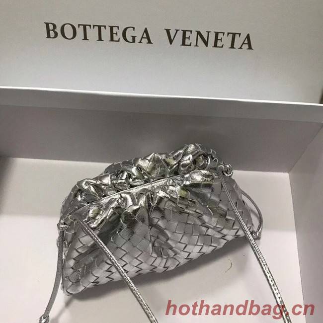 Bottega Veneta MINI POUCH 585852 SILVER