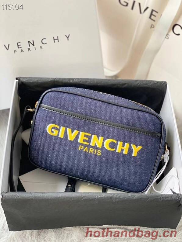 GIVENCHY shoulder bag 1990 dark blue