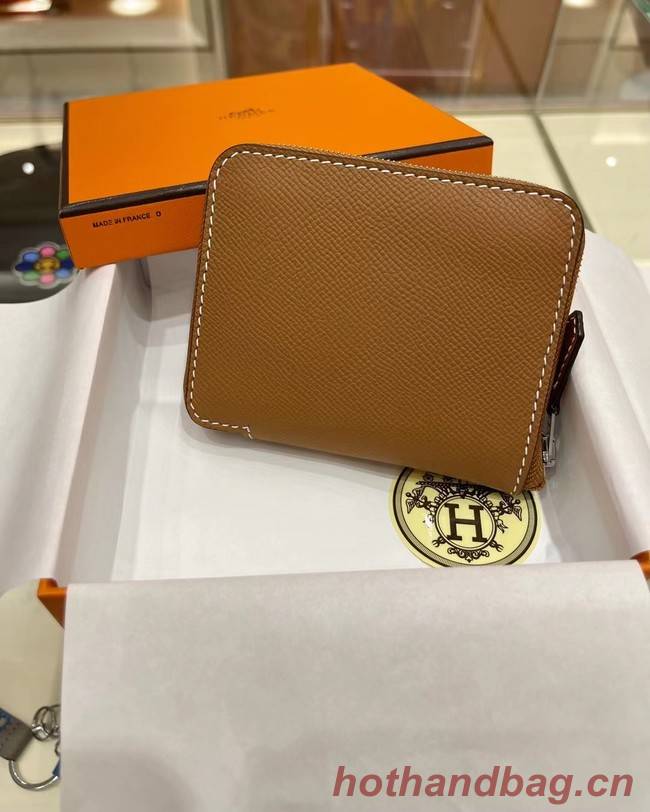 Hermes Constance Wallets espom leather H2298 brown