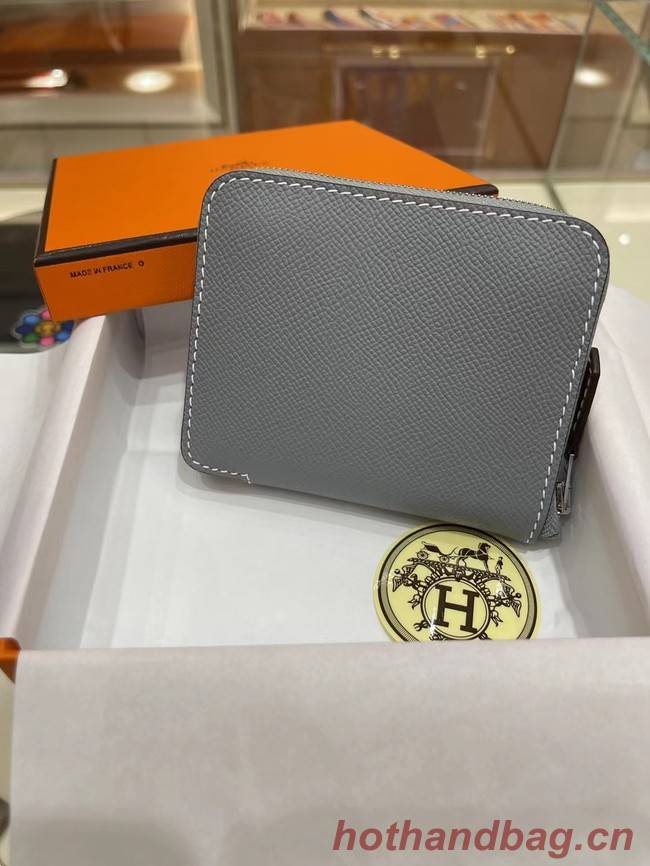 Hermes Constance Wallets espom leather H2298 dark grey