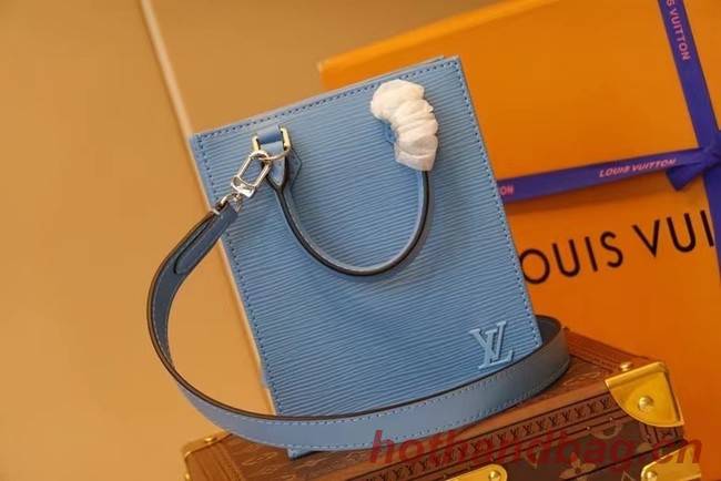 Louis Vuitton PETIT SAC PLAT M80168 blue