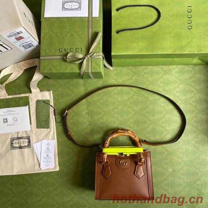 Gucci Diana mini tote bag 655661 brown