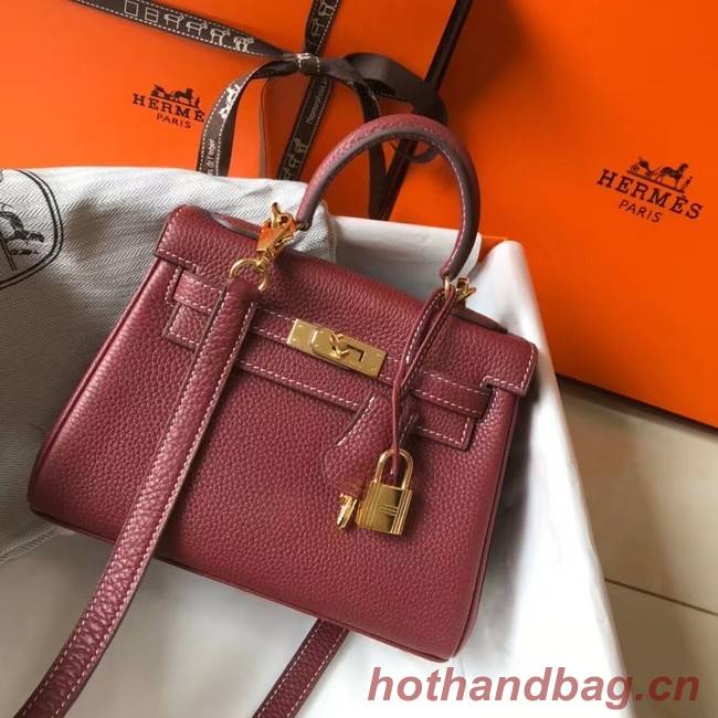 Hermes Birkin Togo Leather 22590 Burgundy