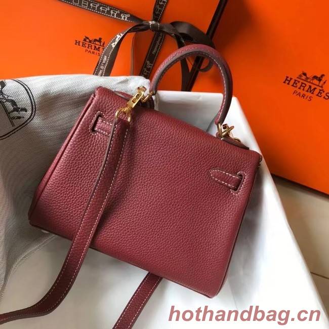 Hermes Birkin Togo Leather 22590 Burgundy