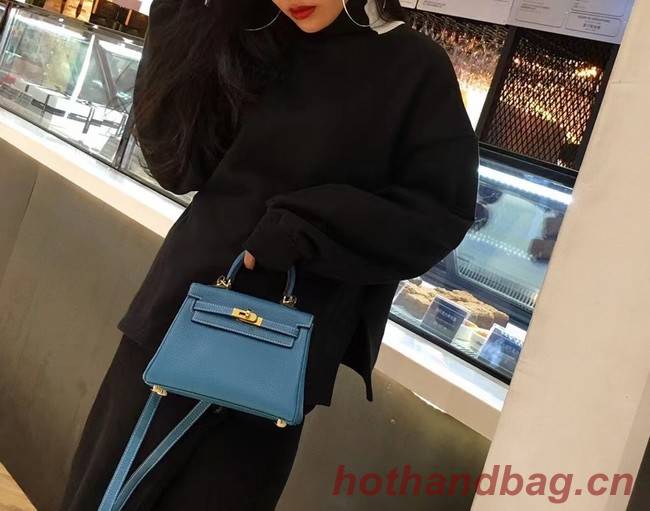 Hermes Birkin Togo Leather 22590 blue