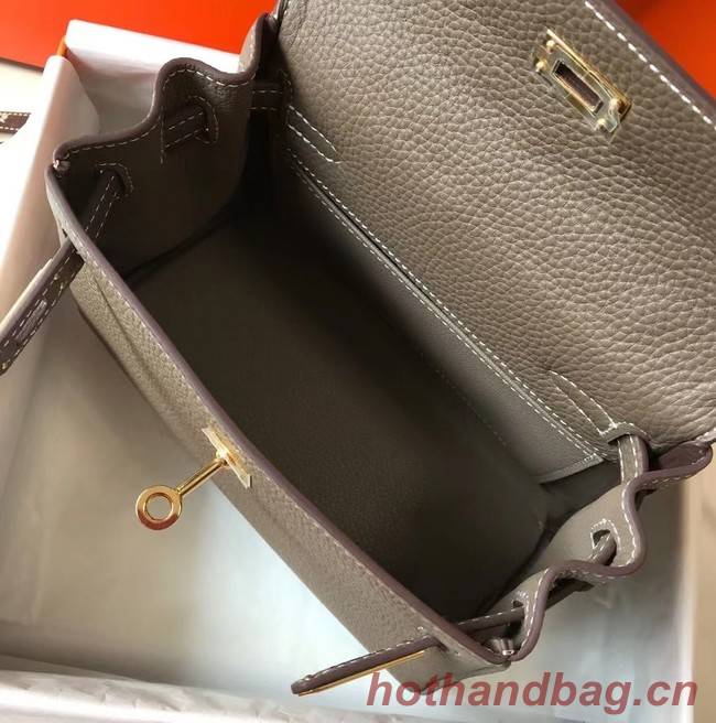 Hermes Birkin Togo Leather 22590 grey