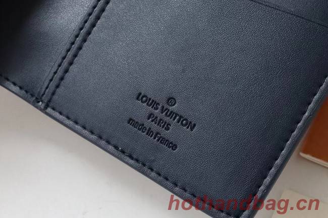 Louis Vuitton BRAZZA WALLET M62900 Navy Blue