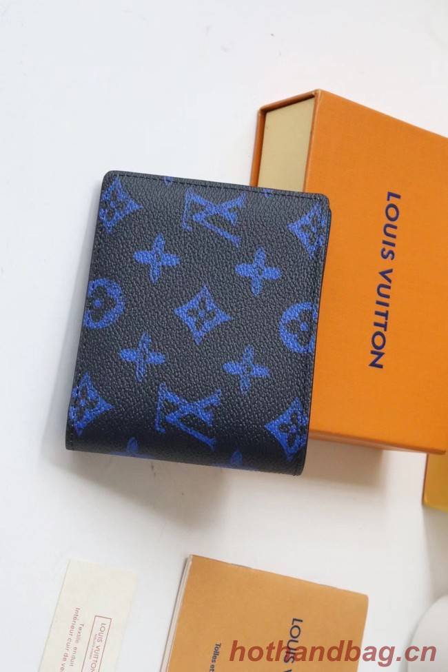 Louis Vuitton MULTIPLE WALLET M80850 blue