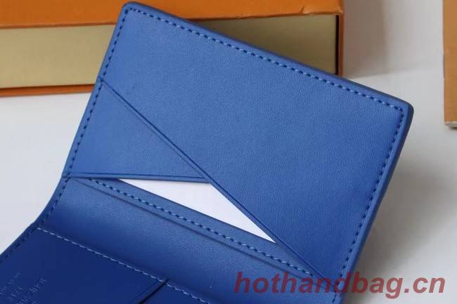 Louis Vuitton POCKET ORGANIZER M80585 blue