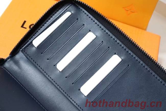 Louis Vuitton ZIPPY WALLET VERTICAL M62295 Navy Blue