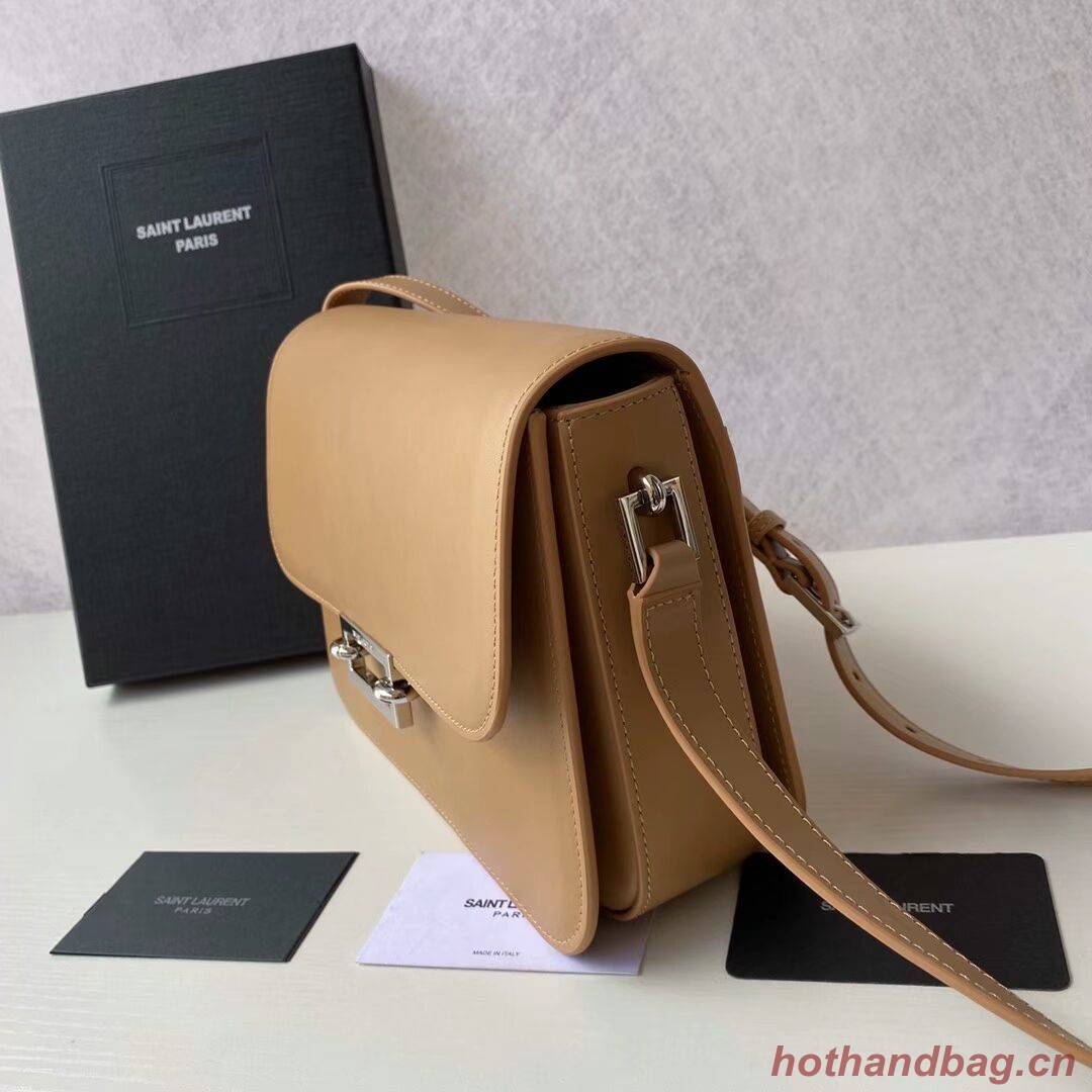 Yves Saint Laurent Calf leather cross-body bag Y357624 BROWN GOLD