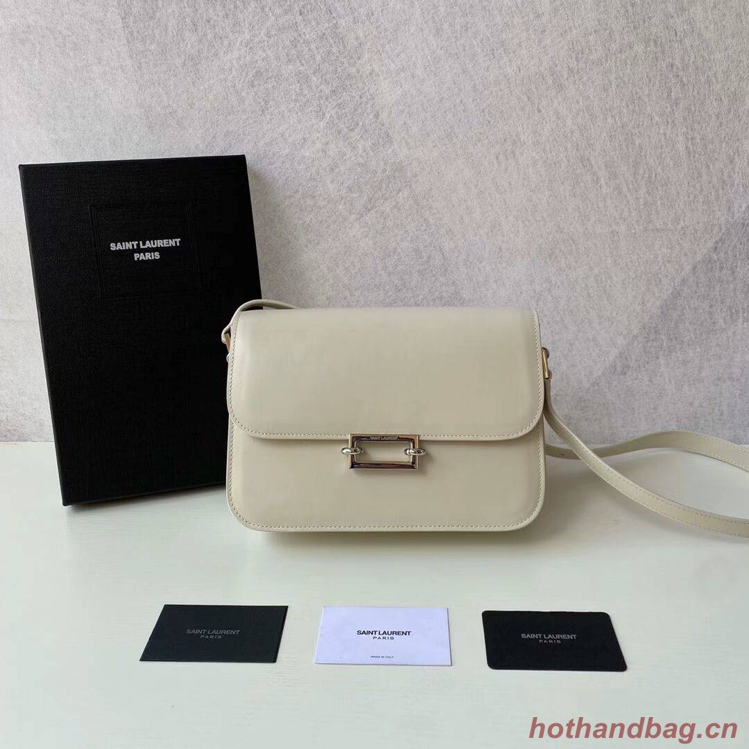 Yves Saint Laurent Calf leather cross-body bag Y357624 BLANC VINTAGE