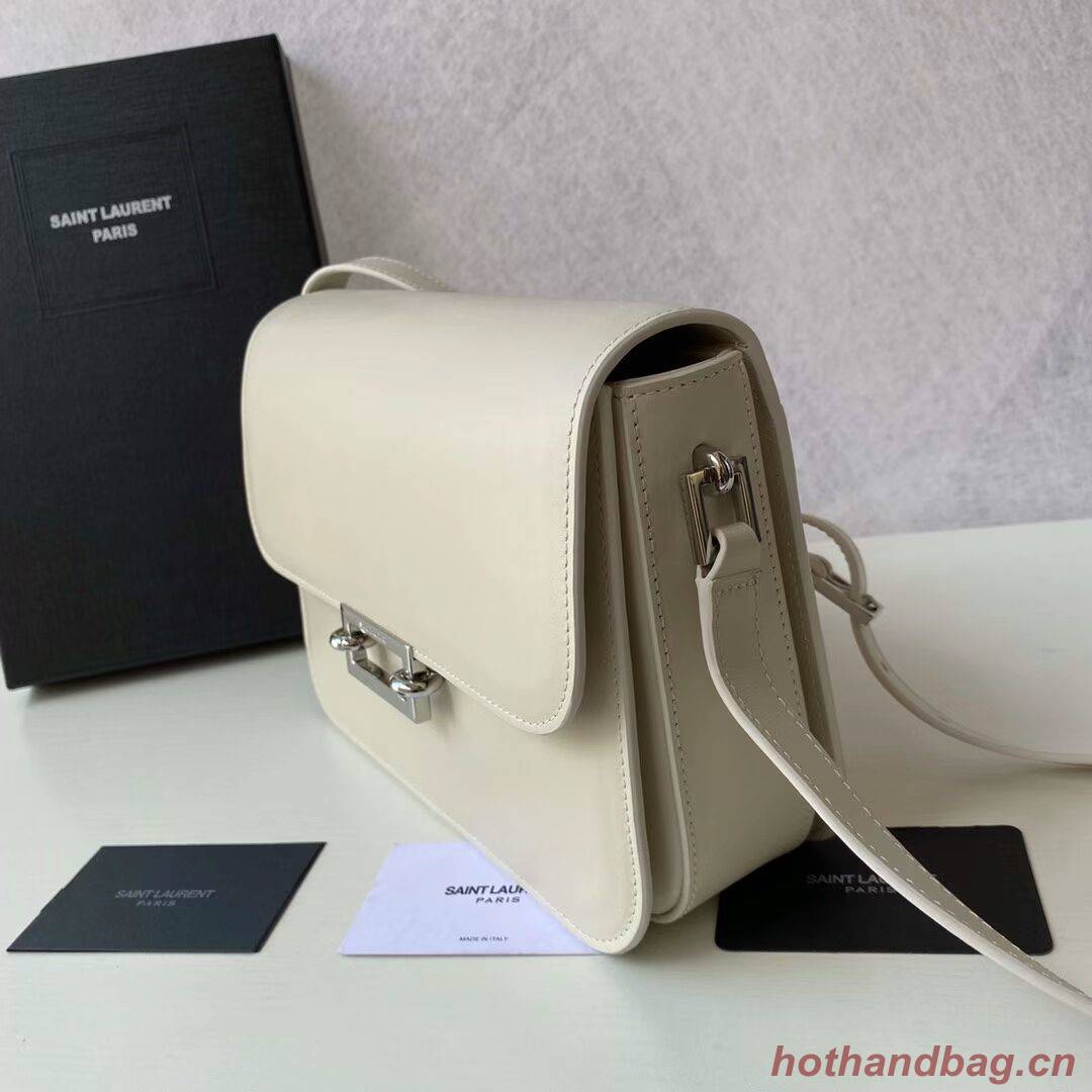 Yves Saint Laurent Calf leather cross-body bag Y357624 BLANC VINTAGE