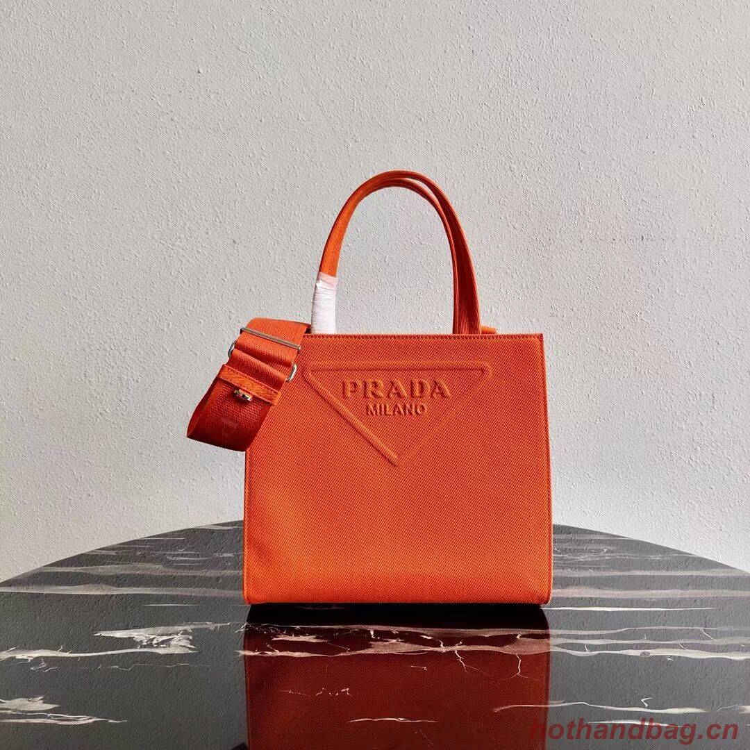 Prada Drill tote bag 1BG382 orange