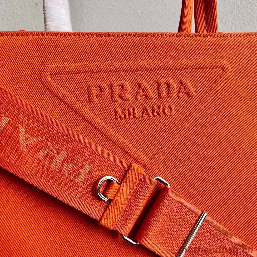 Prada Drill tote bag 1BG382 orange