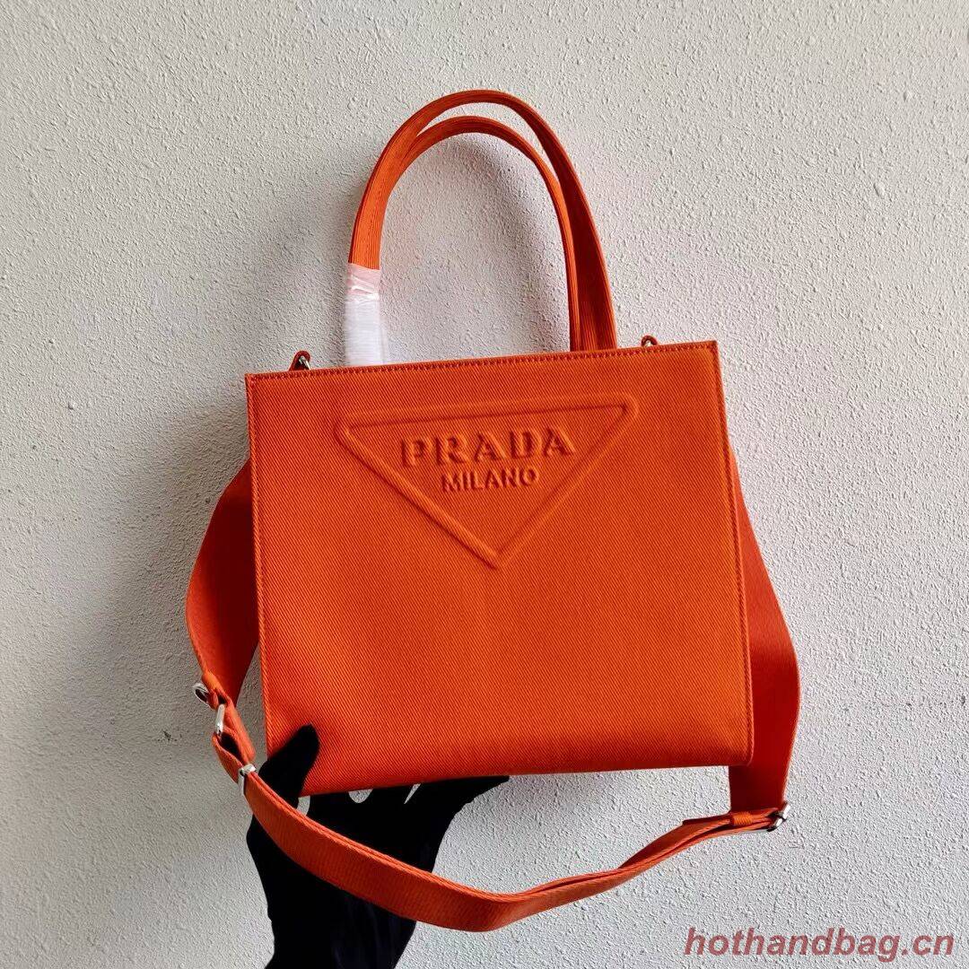 Prada Drill tote bag 1BG382 orange