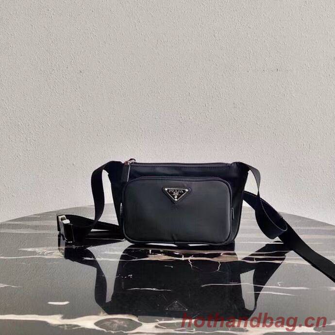 Prada Brushed leather mini bag 2VD128 black