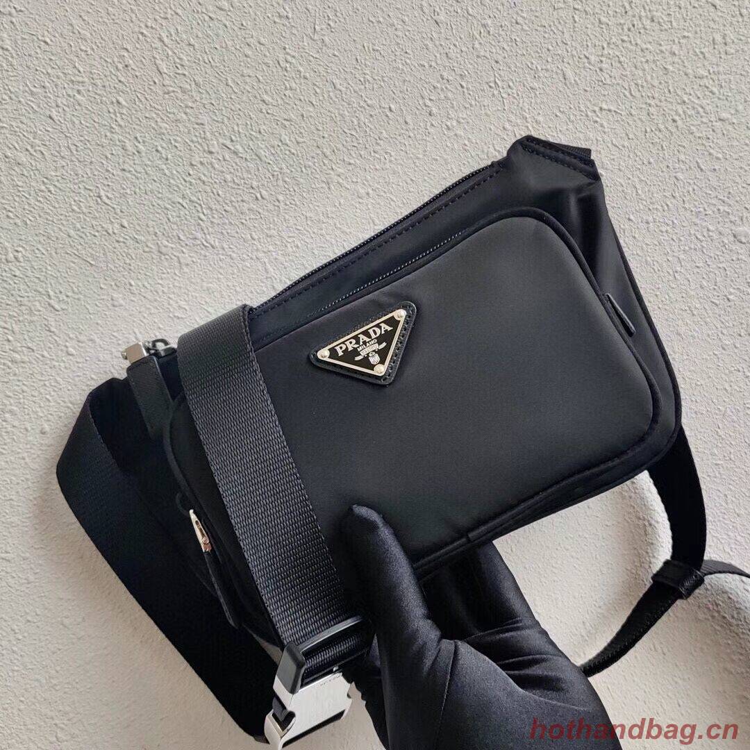 Prada Brushed leather mini bag 2VD128 black