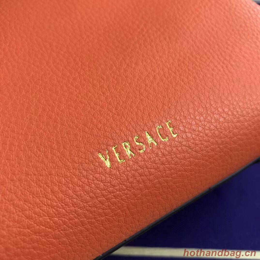 Versace Original Calfskin Leather Bag FS1040 orange