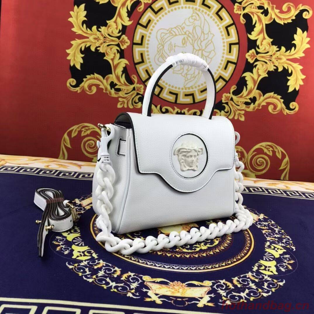 Versace Original Calfskin Leather Bag FS1040 white