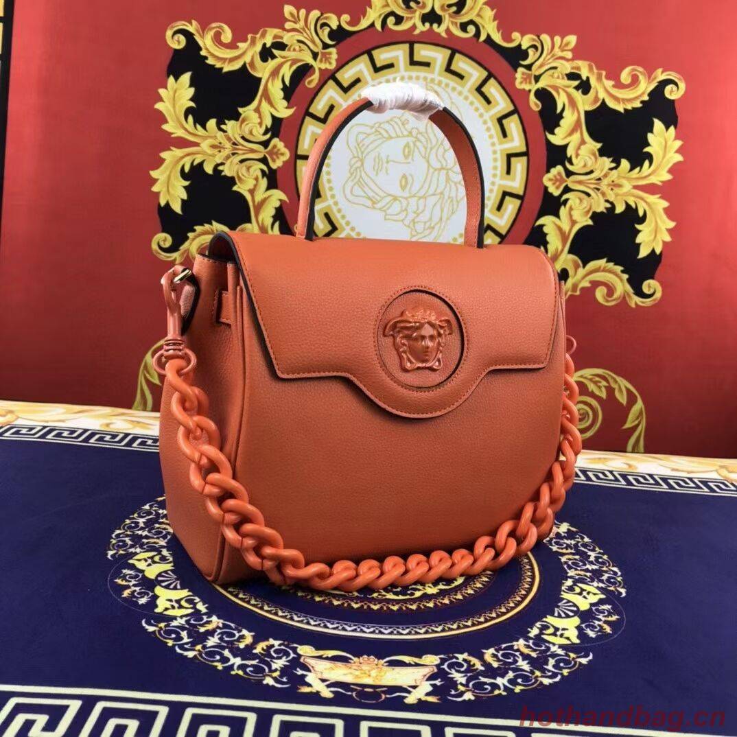 Versace Original medium Calfskin Leather Bag FS1041 orange