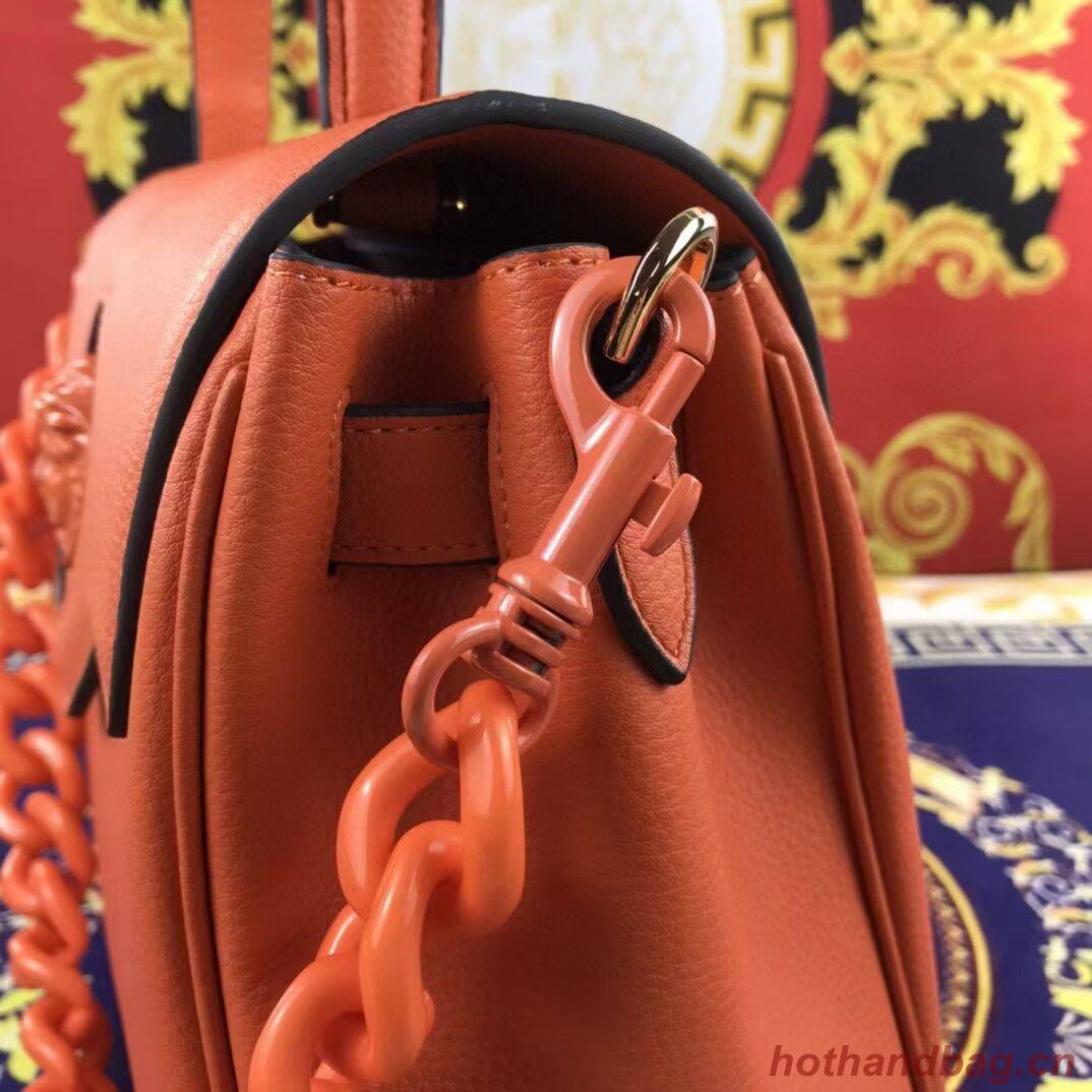 Versace Original medium Calfskin Leather Bag FS1041 orange