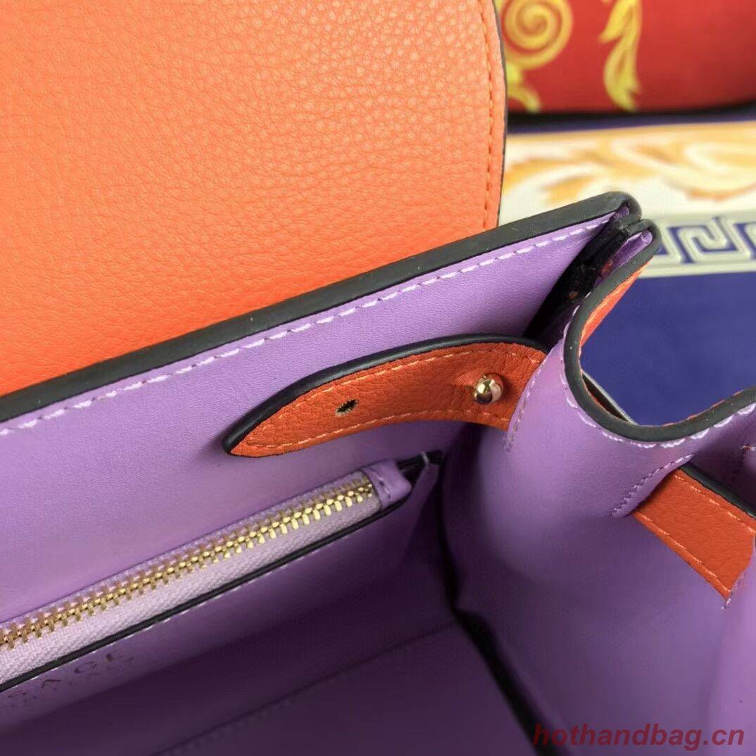 Versace Original medium Calfskin Leather Bag FS1041 orange