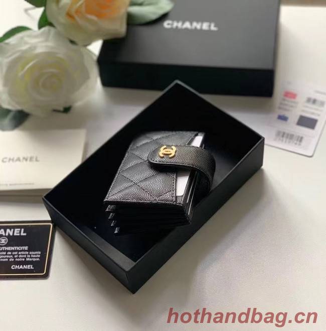 Chanel card holder AP0342 black