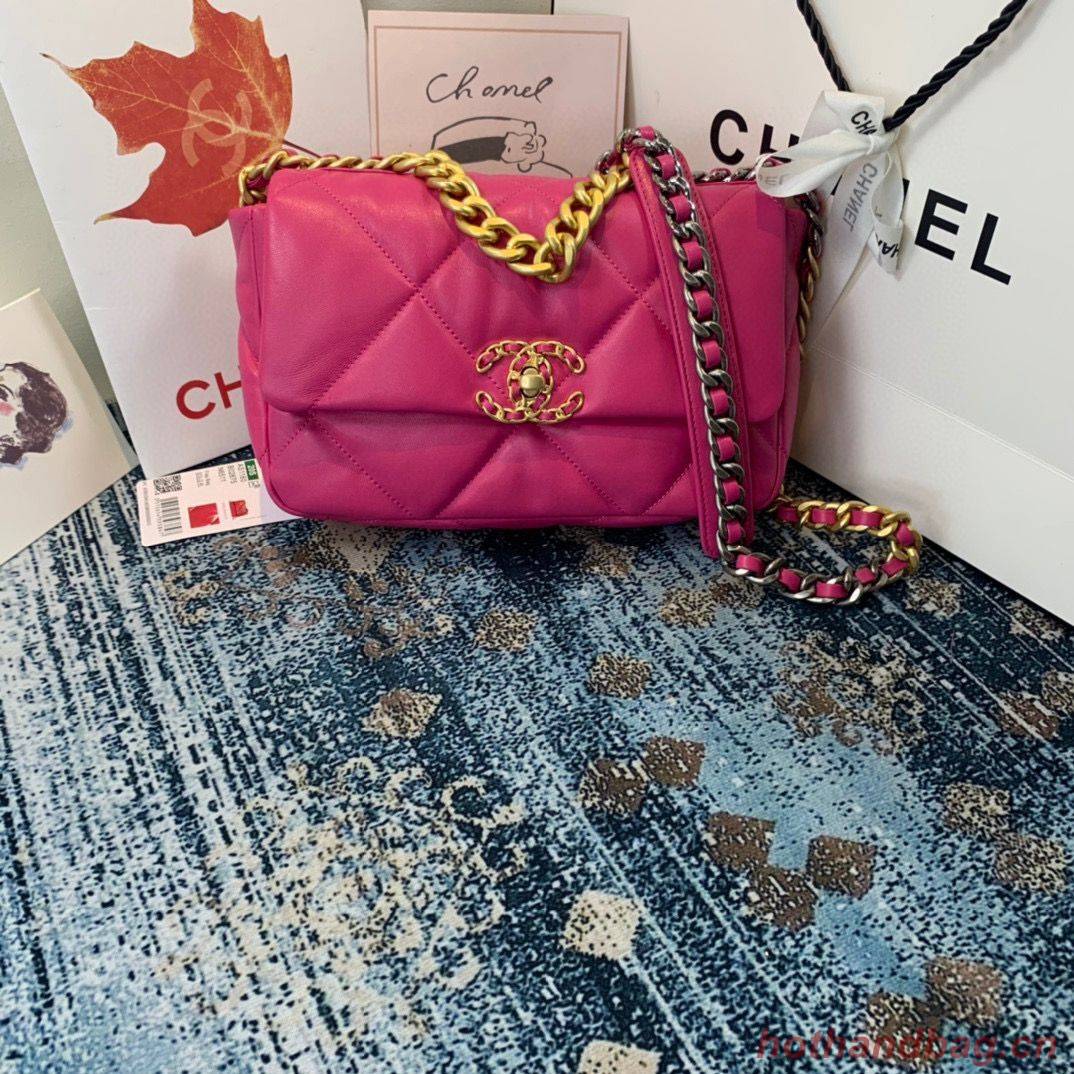 CHANEL 19 Flap Bag AS1160 AS1161 AS1162 Rose