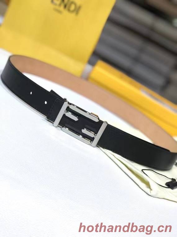 Fendi Leather Belt F2371 30mm