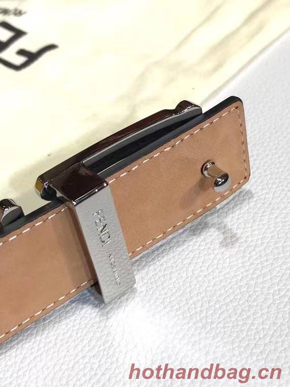 Fendi Leather Belt F2371 30mm