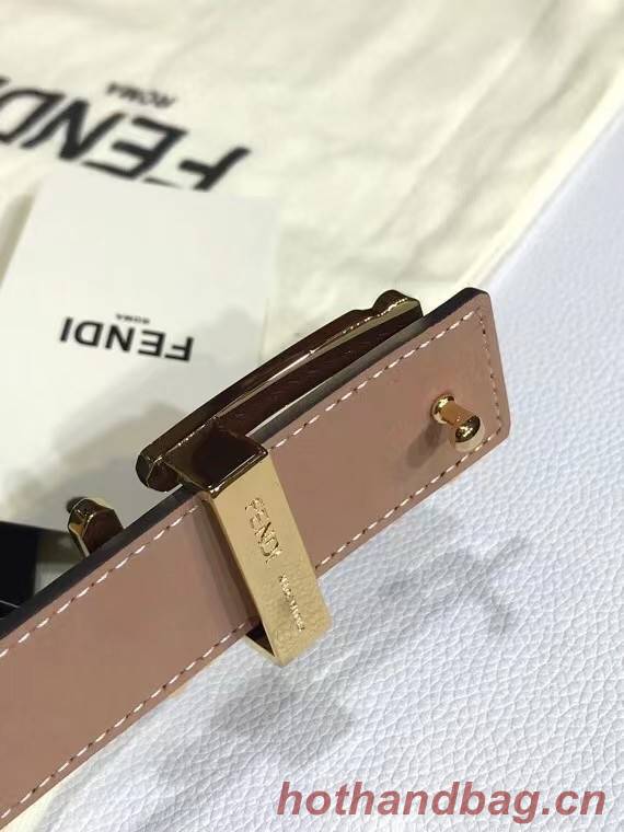 Fendi Leather Belt F2376 30mm