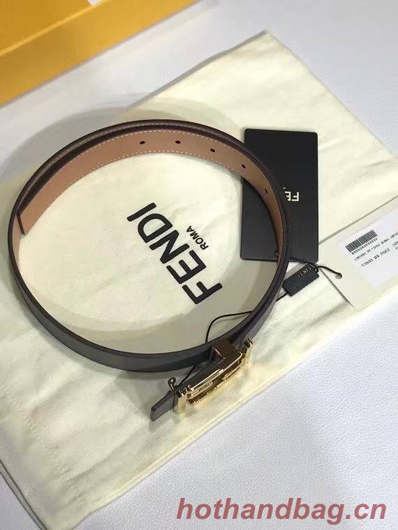 Fendi Leather Belt F2376 30mm