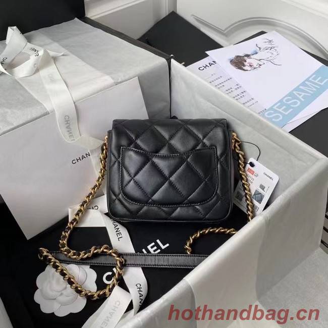 Chanel Flap Shoulder Bag Original leather AS2733 black