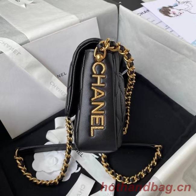 Chanel Flap Shoulder Bag Original leather AS2733 black