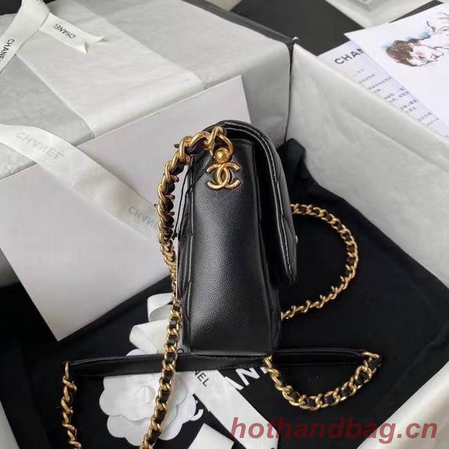 Chanel Flap Shoulder Bag Original leather AS2733 black