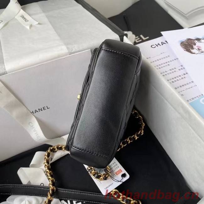 Chanel Flap Shoulder Bag Original leather AS2733 black