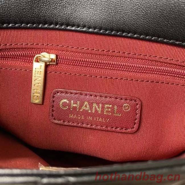 Chanel Flap Shoulder Bag Original leather AS2734 black