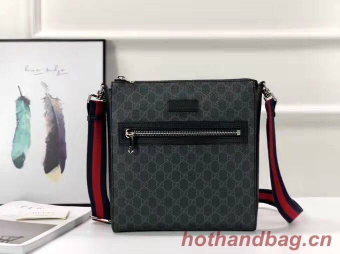 Gucci Canvas Messenger Bag 181065 black