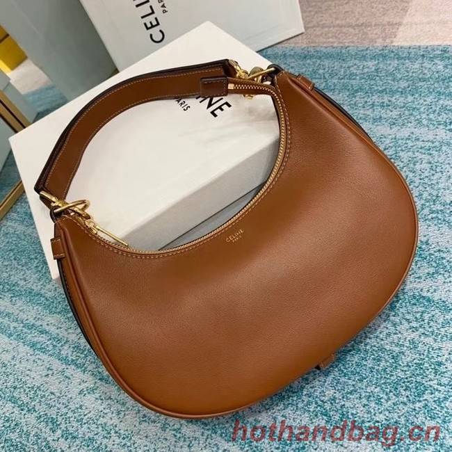 Celine MEDIUM STRAP AVA BAG IN SMOOTH CALFSKIN 196923 TAN