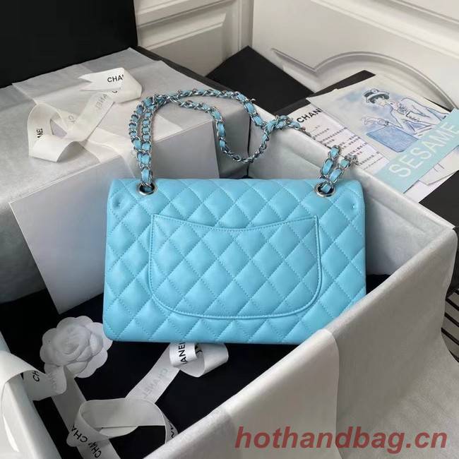 Chanel Flap Shoulder Bag Original leather 1112 sky blue