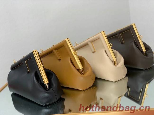 FENDI FIRST SMALL caramel leather bag 8BP129A