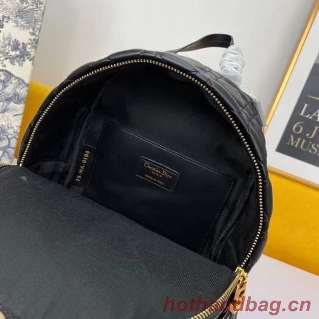 SMALL DIOR BACKPACK Cannage Lambskin M9222U black