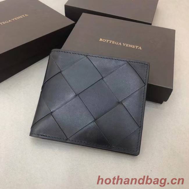 Bottega Veneta BI-FOLD WALLET 649603 black