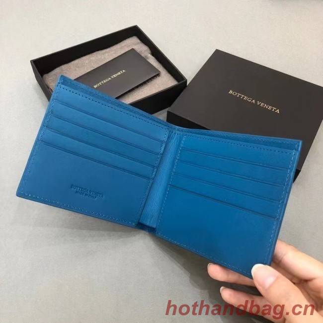 Bottega Veneta BI-FOLD WALLET 649603 blue