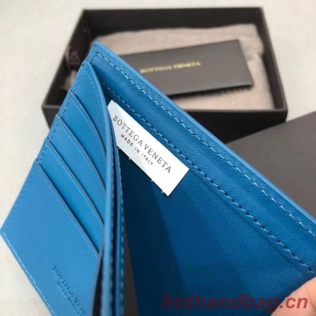 Bottega Veneta BI-FOLD WALLET 649603 blue